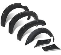 DEMULAX Sourcils de roue de voiture 1 jeu de 6 évasements d'aile d'extension d'arc, pour Ford, pour Ranger Wildtrak Limited Xlt Xl 2015-2022 T7 T8 Moulage d'ouverture de roue(BLACK Without Sensor)