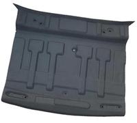 DEMULAX Tapis de coffre arrière de voiture, housse de protection en coton, isolation phonique et thermique, for VW, for Passat, B6 B7 B8 2007-2022 Isolation moteur(BLACK B6 B7 07-16)