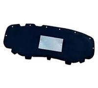 DEMULAX Tapis de protection en coton for capot de voiture, insonorisant, thermique, for VW, for , for R-Line AD BW 2017-2024 Isolation moteur(BLACK Style 2)