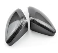 DEMULAX Wing Mirror Covers Caps, pour Vw, pour Golf Mk7.5 Rearview Cover Side, for Rear View Case Glossy Black Automotive Components Couvercle de rétroviseur latéral pour VW (Carbon Look)