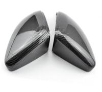 DEMULAX Wing Mirror Covers Caps, pour Vw, pour Golf Mk7, for 7 R Rearview Cover Side, for Rear View Case Glossy Black Couvercle de rétroviseur latéral pour VW (Carbon Look) (Carbon Look)