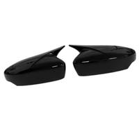 DEMULAX Wing Mirror Covers Caps, pour Vw, pour Polo 2020-2023 Car Sticker Rearview Side Cover, for Cap Exterior Door Rear View Case Trim Abs Couvercle de rétroviseur latéral pour (Gloss Black)