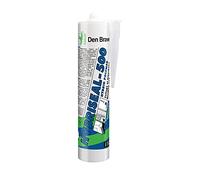 DEN BRAVEN 30618832 Blanc HYBRISEAL 500 EC1, Mastic Colle polymère Hybride pour collages élastiques et Joints à Faible Mouvement, Cartouche de 300ml