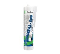 Den Braven HYBRISEAL 500 - Mastic Colle polymère Hybride pour collages élastiques et Joints à Faible Mouvement - Tous matériaux - Intérieur & Extérieur - Gris - Cartouche de 300ml