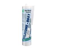 Mastic silicone - alimentaire - 300 ml - transparent - 8051 DEN BRAVEN
