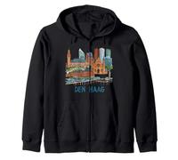 Den HAAG Pays-Bas Hollande Souvenir de Voyage Cadeau Ville Sweat à Capuche