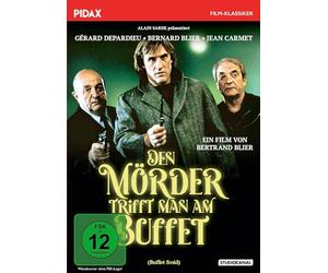 Den Mörder trifft man am Buffet Buffet froid Preisgekrönte und rabenschwarze Krimikomödie mit Gérard Depardieu und Bernard Blier Pidax FilmKlassiker