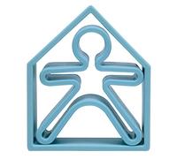 dëna Kid 1x House 1x Bleu Pastel. des Jouets sûrs pour stimuler l'imagination et la créativité de Votre bébé dès Le Premier Jour