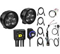 Denali D3 Universal DialDim, kit d éclairage auxiliaire Noir Noir