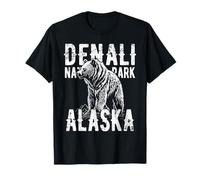 Denali National Park Alaska USA Bear Design Vintage T-Shirt