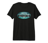 Denali National Park Alaska USA Randonnée Camping Randonnée T-Shirt Haut de Gamme