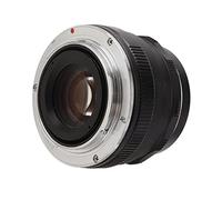 Denash 25 Mm F1.8 Prime Lens pour Fuji XA3 XE3 XT1 Camera, Focus Manuel Grand Objectif D'ouverture pour Le Voyage et Le Portrait, Construction en Alliage, Noir