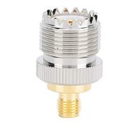 Denash 2pcs de Fiches Fiables Femelles UHF pour les Fiches D'adaptateur D'antenne de Câble Coaxial Impédance de 50 Ohms pour les Performances Anti-interférence
