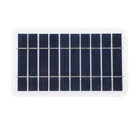 Denash 2W Mini Panneau Solaire Monocristallin pour Une Batterie de 3,7 à 5 V, Panneau Solaire Légèrement étanche pour Les Urgences à L'extérieur