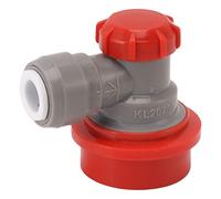 Denash 5/16 Pouces à Double Poussée Serrée dans un Adaptateur Rapide Connecteur Rapide Très Résistant aux Produits Chimiques pour la Barrière EVA de Connexion Directe, avec Entrée D'air, 1pc (Gaz