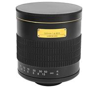 Denash 500 Mm F6.3 Lentille Ultra-Tele-Mirror pour la Caméra de Montage EF, Un Corps en Alliage Léger, Idéal pour Les Observations d'oiseaux et Les Enregistrements à Distance, Comprend des Sacs de