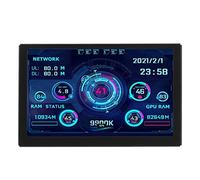 Denash 5IN IPS Mini Mini SCREAT Scream Herding TEMPIR Moniteur, Affichage du Panneau de Capteur PC Réglable de luminosité, Idéal pour Les Joueurs et Les Amateurs de PC Taille 122 X 78 Mm