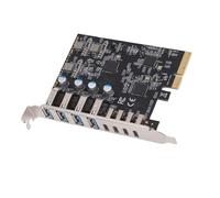 Denash 8 Port PCLE USB 3.2 GEN 2 Carte, 10 Gbit/Gbithwidth, Puce de Contrôleur ASM3142 VL822 VL822, Plug and Play, 4 Type C 4 Type A, Prise en Charge des Systèmes, OS X, Interface