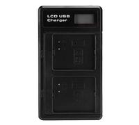 Denash A-1 LCD Dual Slots Battery Charger pour Pro/Pro 2 VMA4400 2440mAh, 2pcs Lithium Battery Kit pour Une Meilleure Durée de Vie de la Batterie, USB