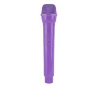Denash Accessoire de Cosplay de Microphone, Faux Micro à L'échelle 1:1 pour la Pratique de la Parole, Accessoire de Scène Portable Léger pour L'entraînement de Performance de Prise de (Violet Clair)