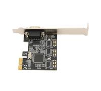 Denash Adaptateur de la Série PCIE X1 RS232 pour la Série Dont Vous Avez Besoin de Durable de Quartier Durable pour Deux, Adaptés aux Machines CNC du Scanner de Code-Barres d'imprimante.
