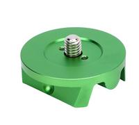 Denash Adaptateur de Tête Sphérique de Télescope, Socle de Connexion de Tête Sphérique D'appareil Photo DSLR en Alliage D'aluminium avec Bouton de Verrouillage Rapide et Réglage (Green)
