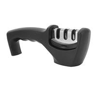 Denash Aiguiseur de Couteaux Broyeur Manuel Multifonction 3 en 1, Accessoire de Cuisine pour Différents Types de Couteaux et Ciseaux, Ustensiles de Cuisine