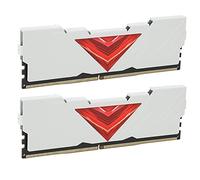 Denash Alliage en Aluminium 8 Go DDR4 3200 MHz Module de Stockage de Bureau pour des Performances Maximales, Jeu de Refroidissement Rapide -maming RAM pour Les Amateurs de Bureau (White)