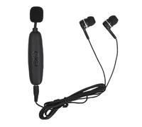 Denash Amplificateur de Son D'oreille, Contrôle de Volume Réglable, Dispositif de Réduction du Bruit Rechargeable, Pince à Collier pour une Utilisation Pratique, Batterie 150mAh Li