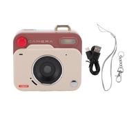 Denash Appareil Photo Numérique 1080p, Caméra Rétro 48MP 1,77 Pouce Affichage LCD Prise en Charge jusqu'à 256 Go de Boucle Automatique pour Voyager pour Les étudiants, équipé d'un (Marron Kaki)