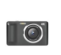 Denash Appareil Photo Numérique 64MP 4K avec Autofocus, 18x Zoom Numérique, Affichage de 2,8 Pouces, Flash pour L'enregistrement de la Vie de Voyage, Ultra High Resolution, Durée de Vie (Gris foncé)