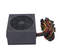 Denash ATX -600W Source d'alimentation de L'ordinateur Type Actif pour Le Bureau 230 V, Résistance à la Chaleur de Protection Multiple - Métal