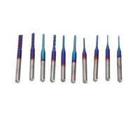Denash Bits en Acier en Spirale Wolfram, Avantage Tranchant -garde, Bits Molino à Fibre de Fibre à Haute efficacité, de Routeur Nano de 10 Pc de 10 Pc 1/8 Pouces (1,5-3.175 mm)