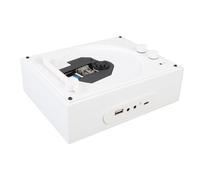 Denash Bluetooth CD Player, 2000mah Wood Portable CD Music Player, USB Playage Bluetooth Enceinte pour la Décoration Intérieure