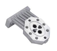 Denash Boîtier de Moulage de Pompe de Fendeuse de Bûches, Remplacement à 2 étages de 16 GPM, Pompe à Engrenages Hydraulique électrique, Boîtier Universel en Fonte pour Accessoires de Fendeuse de