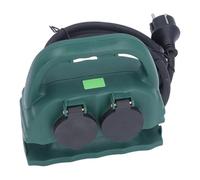 Denash Boupe Extérieur 16A 3680W avec 4 Douilles, IP44 Srows de Jardin Imperméable pour Les Grils électriques, Les Lumières du Jardin, H07RN F 3G1.² 3 Câble de Base