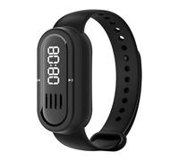 Denash Bracelet Intelligent,Haut-Parleur Bluetooth et Lecteur MP3,Tracker de Fitness Digital LED,Suivi du Sommeil,Groupe Intelligent Rechargeable pour Les Sports de Plein Air (Black)