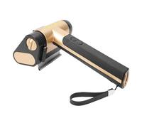 Denash Brosse de Nettoyage de Grill Rechargeable sans Fil, Outil de Barbecue électrique Rotatif à 360 ° avec Rouleau en Acier Inoxydable de 350 TR/Min et Lumière LED, Poignée Non (Black)