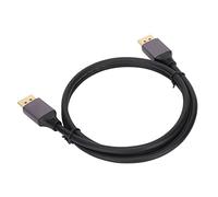 Denash Câble D'équipement DisplayPort 8K Bidirectional 4K 144Hz Câble pour les Moniteurs, Télévision et Projecteurs, Noir 30awg OD6.0 Mm (#2)
