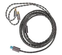 Denash Câch de Casque en Cuivre IE500PRO Plaques d'argent pour IE100PRO IE400PRO IE500PRO, Câble de Mise à Jour sans Perte pour Les Mélomanes 3,9 Pieds