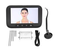 Denash Caméra Judas, écran HD 4,5 Pouces 1080P Grand Angle 135 Degrés avec Nocturne de Détection de Mouvement PIR, pour Visionneuse de Porte de sécurité à Domicile