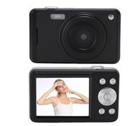 Denash Caméra Numérique pour la Photographie, Caméra de Autofocus 4K 64MP avec Sangle à Main, Point et Tourne Les Appareils Photo Numériques pour Enfants pour Enfants (Black)