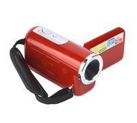 Denash Caméscope Numérique HD 16X, Caméra Vidéo Numérique à écran LCD TFT, Photographie de Petite Taille pour Le Cyclisme et la Course à Pied (Rouge)