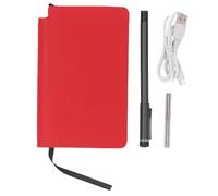 Denash Carnet Numérique avec Stylo, Bloc-Notes électronique, Stylo Numérique Intelligent, Reconnaissance de Texte OCR, Lecture Vidéo de Dessin AI, avec 5.0 pour Téléphones iOS, (Texture Lin Rouge)