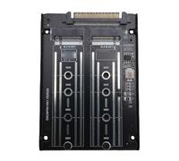 Denash Carte Adaptateur M.2 NVME vers U.2 Adaptateur M. NVME vers SFF-8639 Convertisseur vers PCIe U. Prend en Charge Une Vitesse de 6 Gbit/s Compatible avec avec