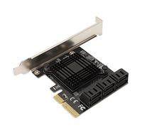 Denash Carte d'extension PCI E à 3.0, 6.0 GBIT/S AMS1166 Chipset Principal 4X 8X 16x PCI E à la Carte 3. pour Le Remplacement