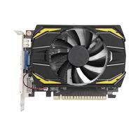 Denash Carte Graphique, 4 Go GDDR5 128 Bits 1080P HD, PCI Express 3.0x16 DVI 640SP pour les Jeux de Travail avec DirectX 12, Shader Model 5.0