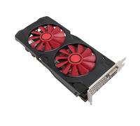 Denash Carte Graphique de Jeu, Carte Graphique Silencieuse PCI Express 2.0 16X Plug and Play RX580 8 Go GDDR5 256 Bits pour Ordinateur de Bureau