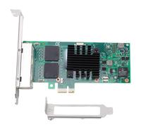 Denash Carte Réseau Gigabit Ethernet, 4 Ports RJ45 PCI Express 2.1 avec Prise en Charge du Chipset 82580, pour Serveurs, Ordinateurs de Bureau et Applications Industrielles