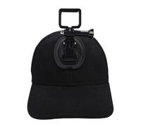 Denash Casquette de Baseball pour Caméra de Sport avec Support de Montage pour Filmer Mains Libres, Idéale pour la Randonnée et Le Cyclisme, Fabriquée à Partir de Plastique et de Tissu Durables